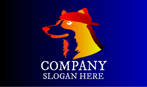 Logo Del Cane Con Bandana Rossa