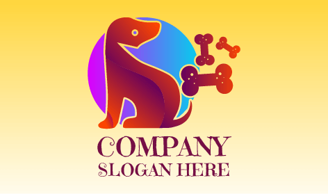 Red Meat Bone Dog Logo