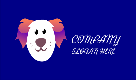 Logo Cane Bianco Giocoso