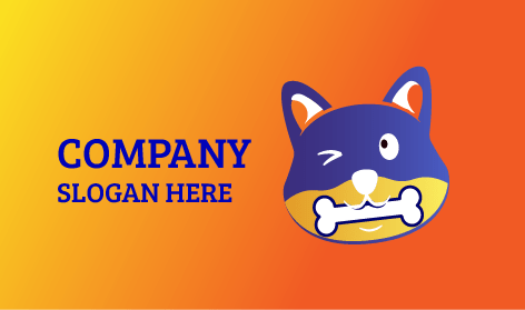 Logo Cane Carino Che Ammicca