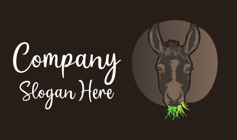 Domesticated Captivating Donkey Logo