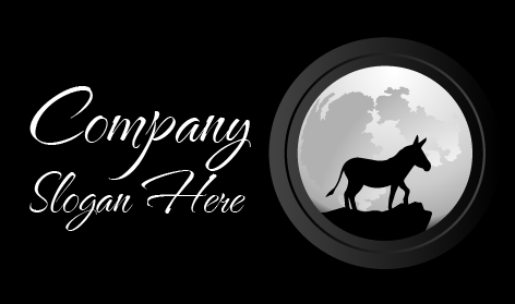 Full Moon Donkey Logo