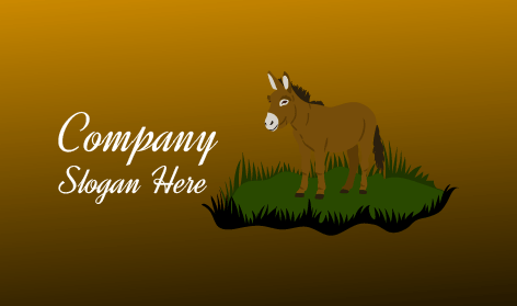 Green Grass Donkey Logo