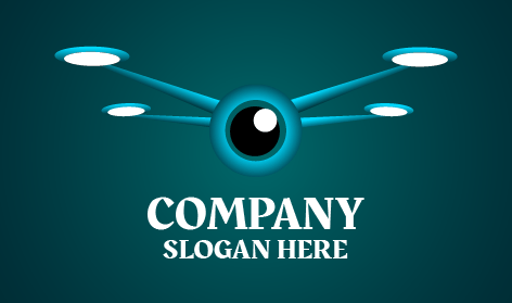 Black Camera Drone Logo