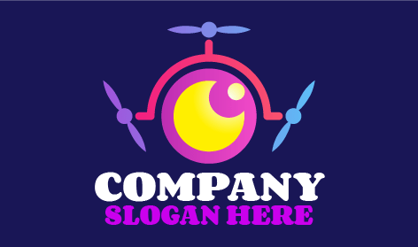 Drohnenlogo Für Eventberichterstattung