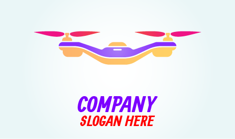 Gradient Drone Artwork Logo