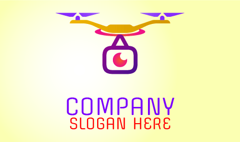 Moon Photography Drone Logo
