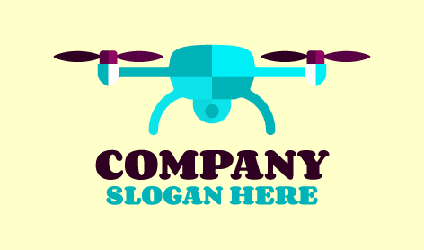 Purple Fan Drone Logo