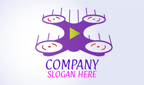Security Purpose Drone Logo