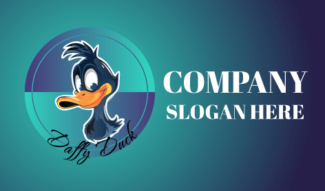 Cartoon Daffy Duck Logo