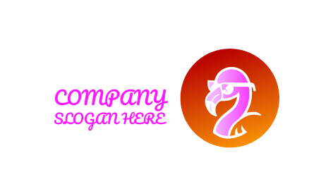 Duck Wearing Goggles Logo