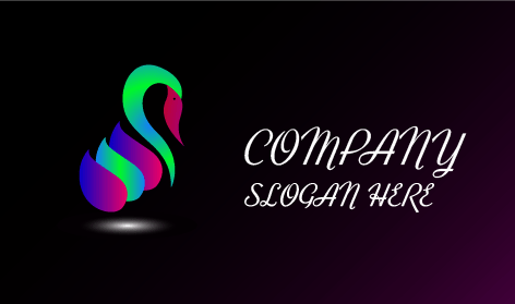 Flowery Feathers Duck Logo