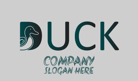 Seagreen Duck Wordmark Logo