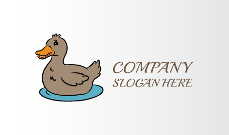 Smiley Faced Duck Logo