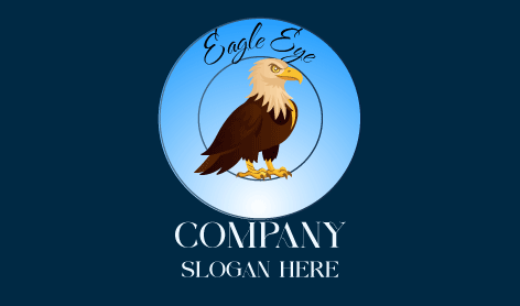 Logotipo De Ojo De Águila Fuerte