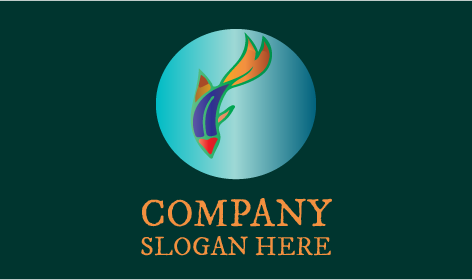 Acquario Penna Pesce Istruzione Logo