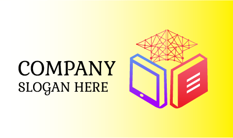 Yellow Backdrop Education Logo