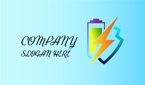 Battery Saver Electrician Logo