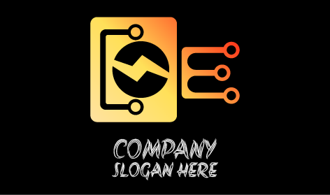 Circuit Power Electrician Logo