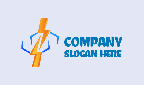 Logo Teknisi Listrik Colokan Listrik