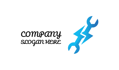 Logotipo De Eletricista Mecânico Especialista