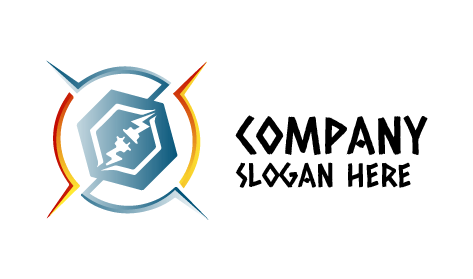 Logo Del Cartello Elettrico Grigio