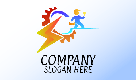 Hochtalentiertes Elektriker-logo