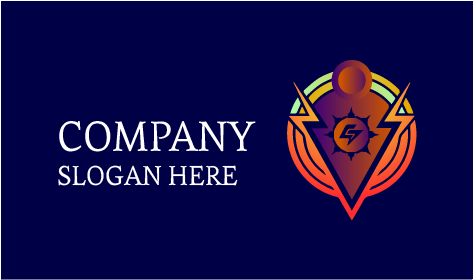 Logotipo De Electricista De Generador De Energía