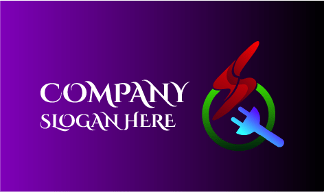 Logo Del Segnale Elettrico Rosso