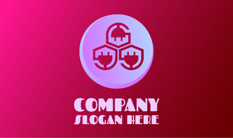 Logo Tukang Listrik Tiga Sakelar