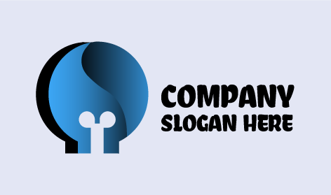 White Filament Electrician Logo