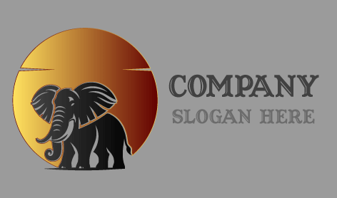 Ancient Giant Elephant Logo