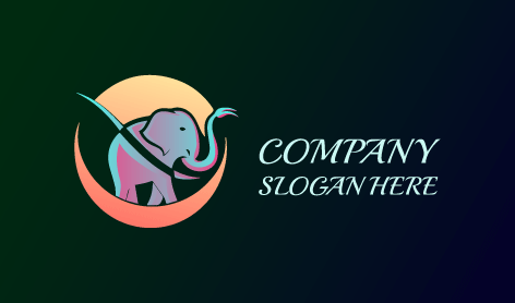 Crescent Walk Elephant Logo