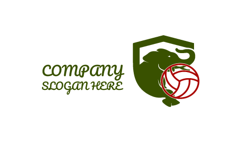 Green Shield Elephant Logo