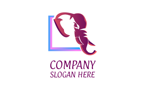 Purple Incisors Elephant Logo