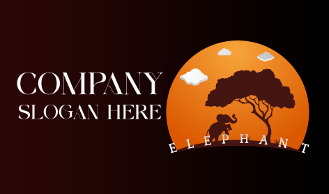 Trampling Elephant Classic Logo