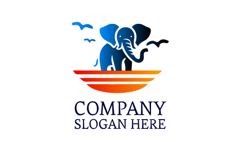 Wild Landscaping Elephant Logo