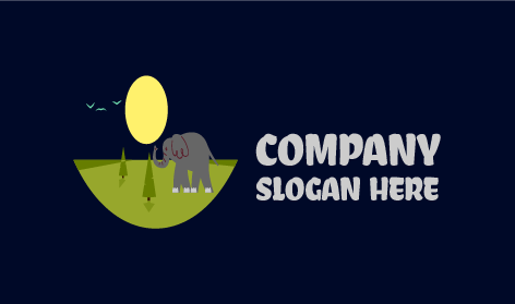 Logo Gajah Bulan Kuning