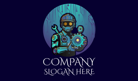 Logotipo De Ingeniería Mecánica Robótica