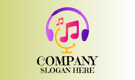 Logotipo Del Estudio De Grabación De Entretenimiento