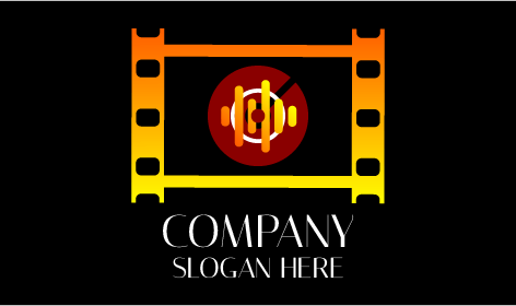 Logo Di Intrattenimento Del Giocatore Gradiente