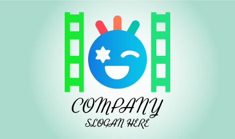 Sinema Filmi Makarası Eğlence Logosu