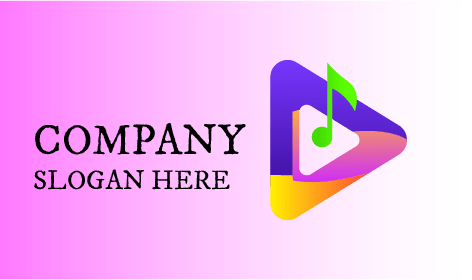 Logo D'application Musicale Et De Divertissement