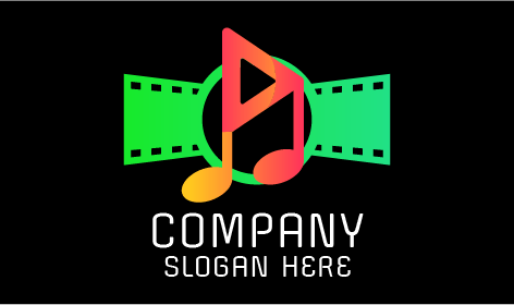 Logo Di Intrattenimento Musicale Multimediale