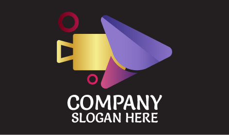 Logotipo De Entretenimiento De Estudio De Música