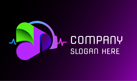 Purple Headphone Entertainment Logo