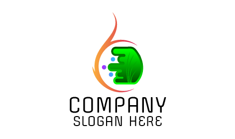 Logo Environnemental De L'herbe Fine