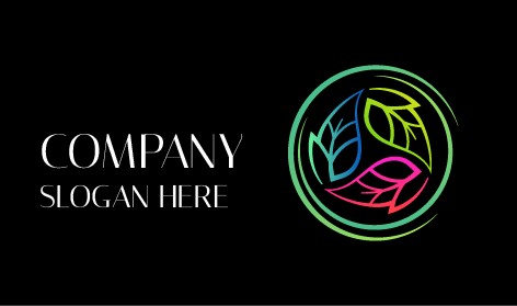 Logo Environnemental De Feuilles Transparentes