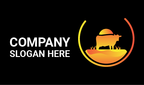 Animal Dairy Farm Logo