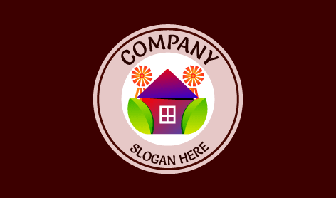 Logo Pertanian Daun Hijau